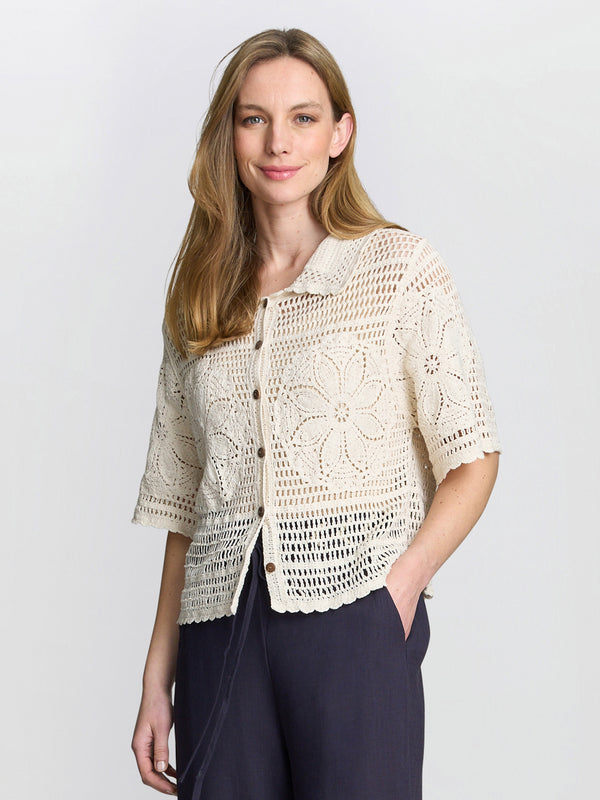 Birdie Crochet Shirt
