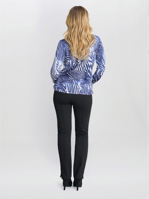 Jody Animal Stripe Jumper With Diamantes