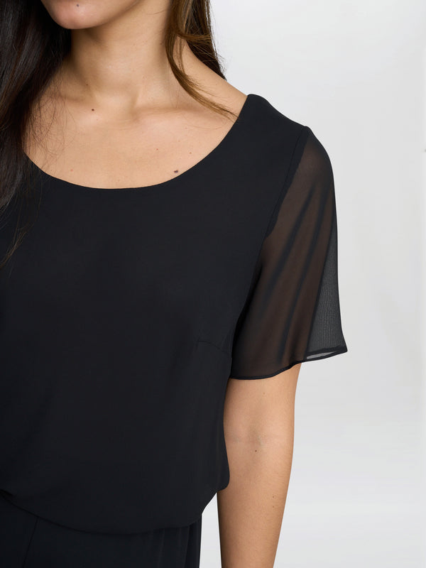 Triple Layer Chiffon Top