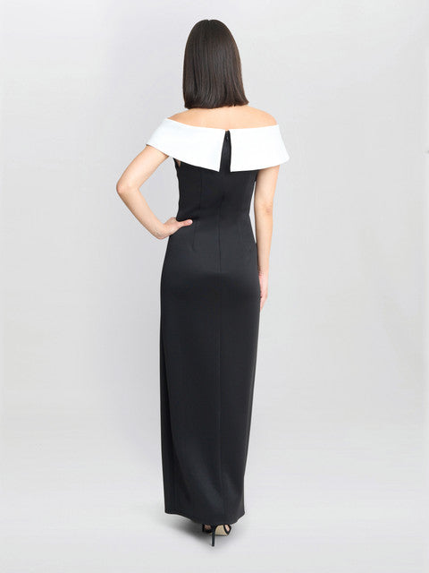 Sadie Off The Shoulder Maxi Dress With Trim