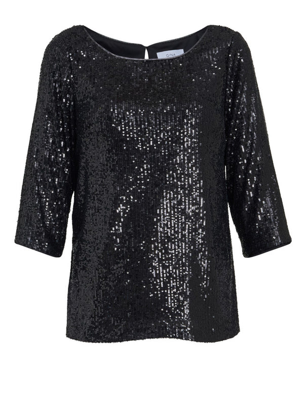 Flora Sequin Tunic Blouse