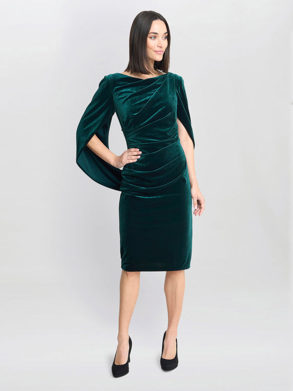 Rosalind Velvet Dress With Back Piece