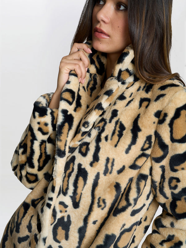 Madison Leopard Coat