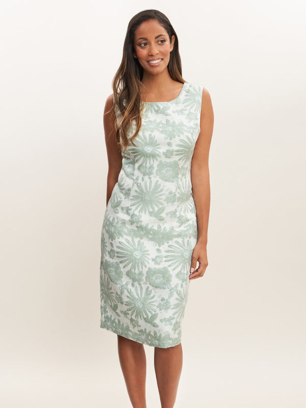 Emeline Jacquard Sheath Dress And Bolero