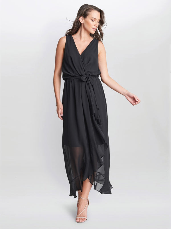 Imogen Sleevless Wrap Dress