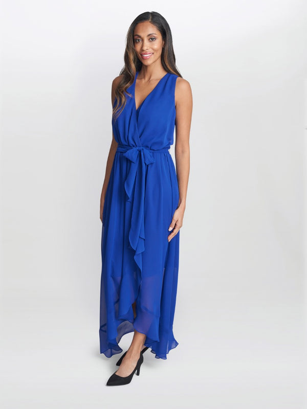 Imogen Sleevless Wrap Dress