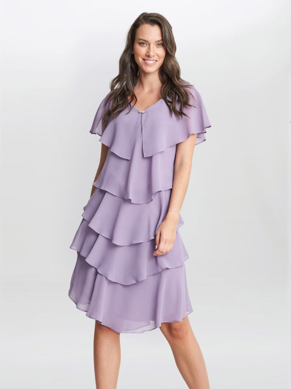 Bella Georgette Tiered Dress