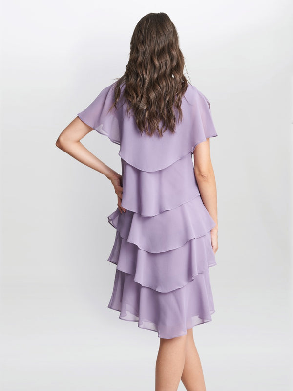 Bella Georgette Tiered Dress