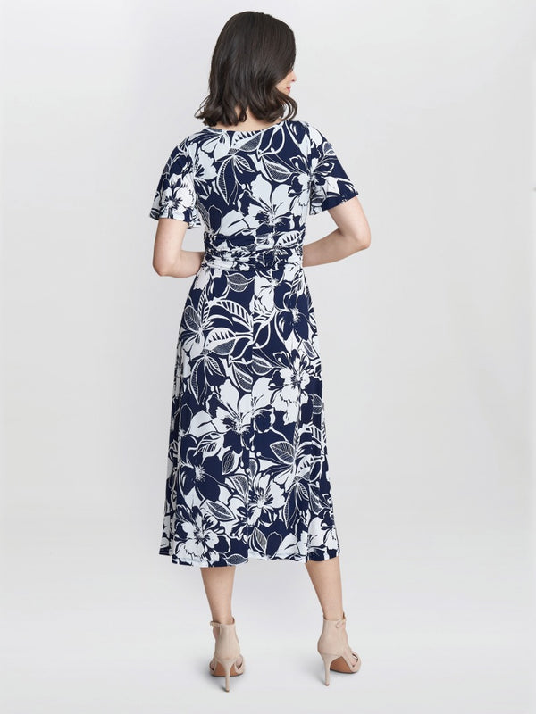 Gemma Jersey Print Dress