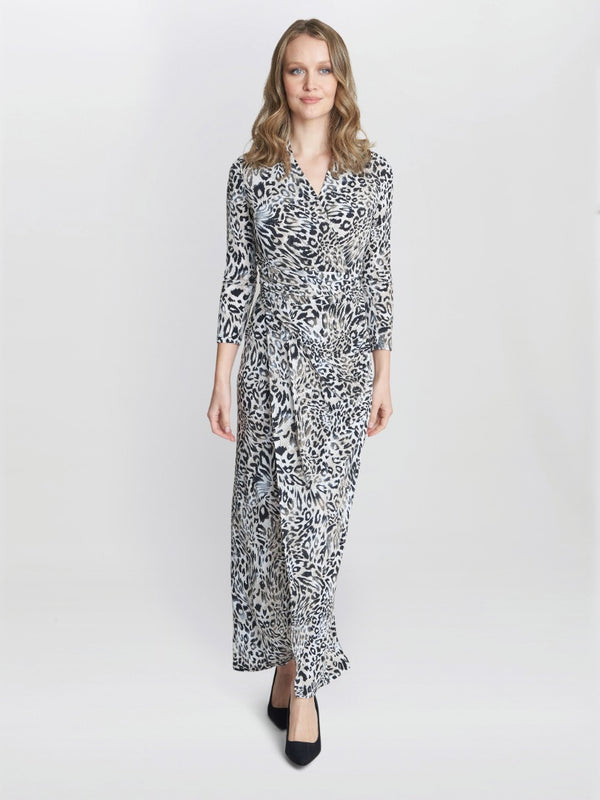 Keri Jersey Wrap Maxi Dress