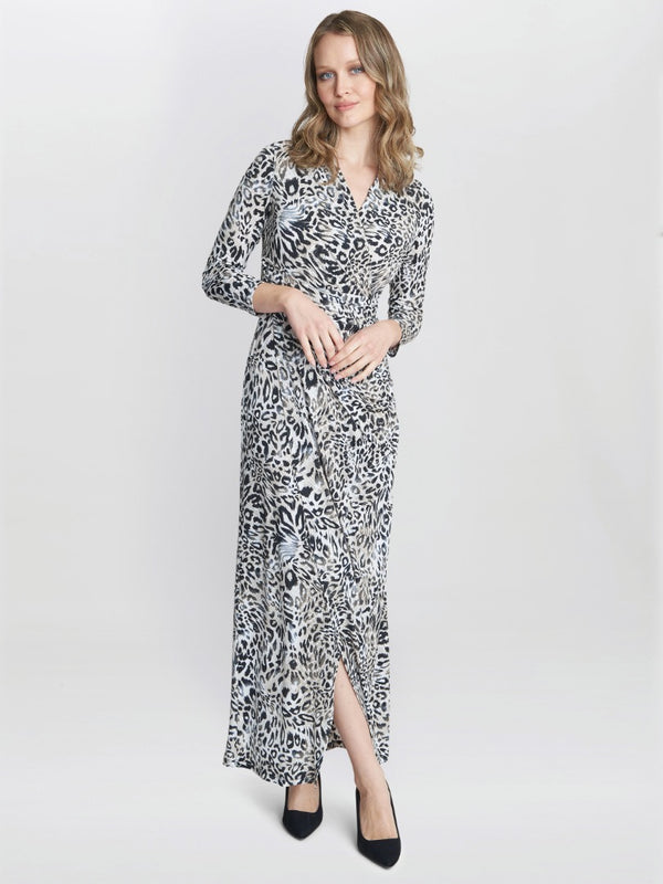 Keri Jersey Wrap Maxi Dress