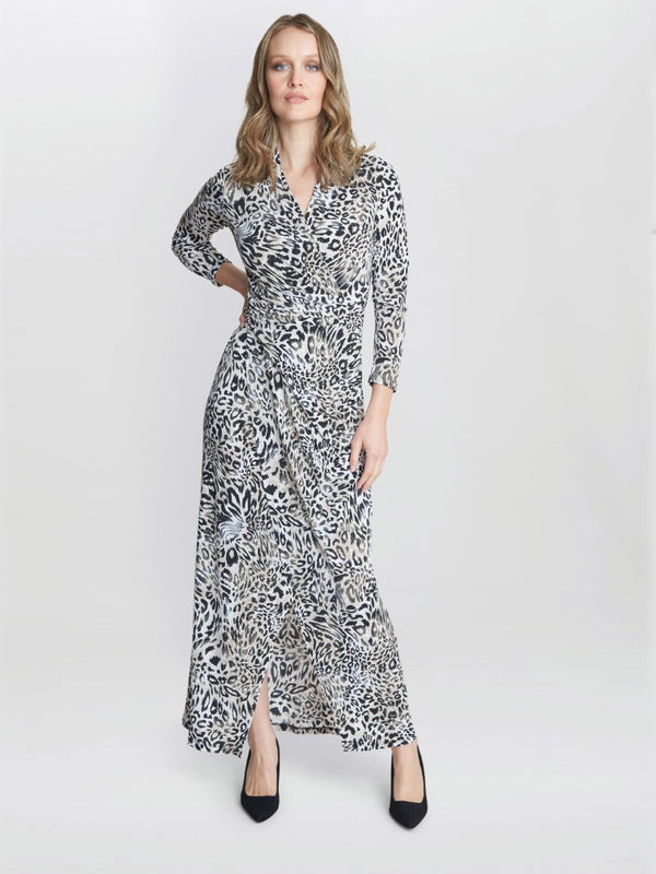 Keri Jersey Wrap Maxi Dress