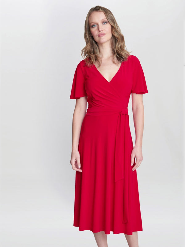 Donna Jersey Dress With Tie Belt