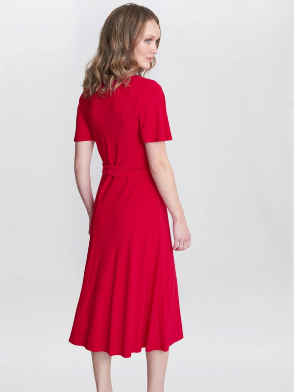 Donna Jersey Dress With Tie Belt