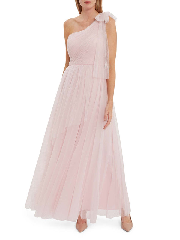 Akira Spot Tulle Maxi Dress