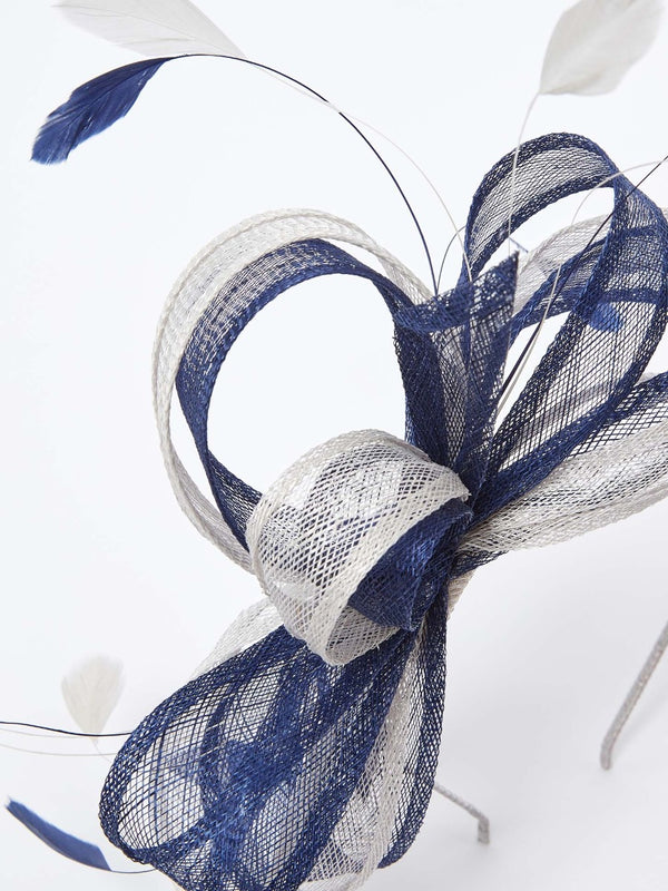 Menali Two Tone Fascinator