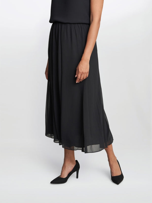 Annalise Flowing Chiffon Midi Skirt