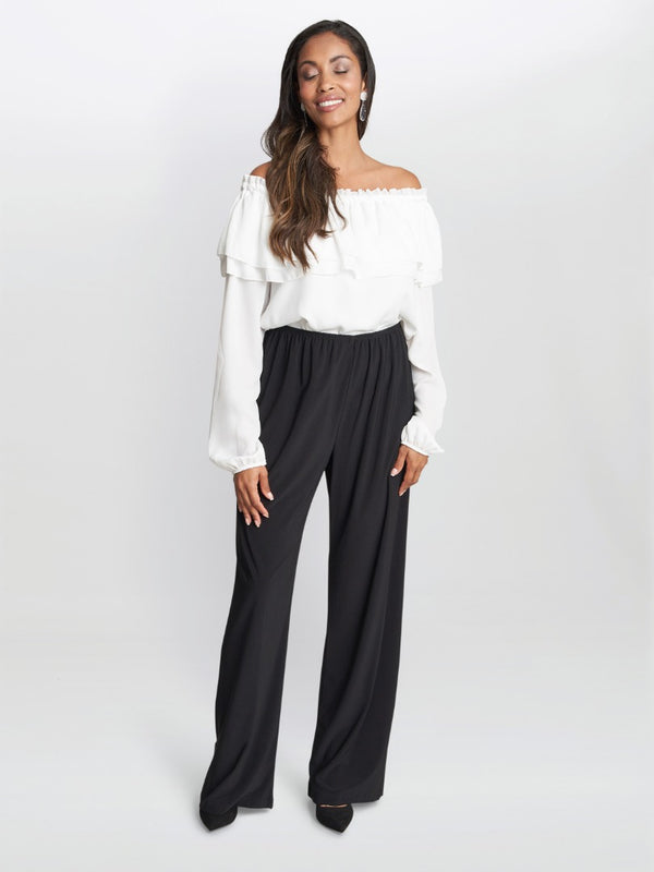 Sharlene Matte Jersey Straight Leg Trouser