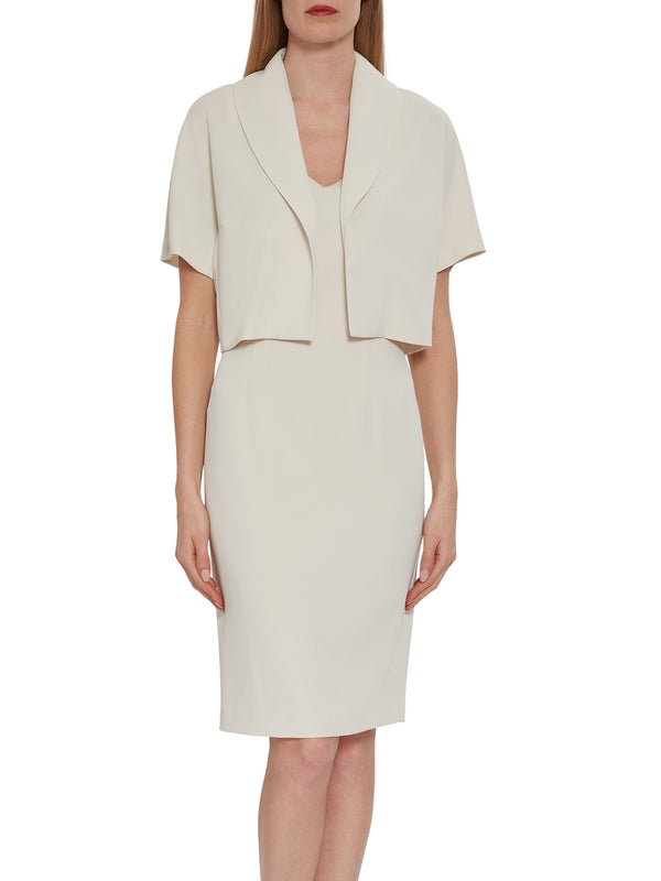 Merna Crepe Shift Dress