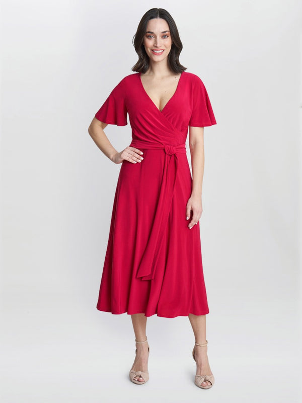 Donna Jersey Dress With Tie Belt