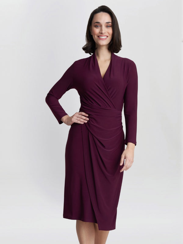 Gloria Jersey Wrap Dress