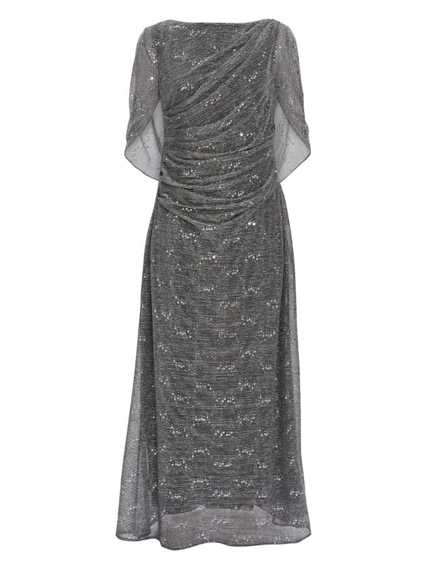 Joanna Metallic Sequin Knit Maxi Dress