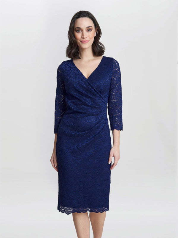 Melody Lace Wrap Dress