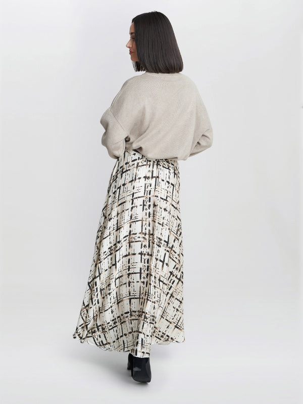 Cordelia Pull On Viscose Print Skirt