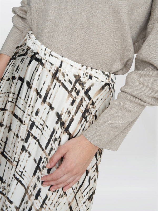 Cordelia Pull On Viscose Print Skirt