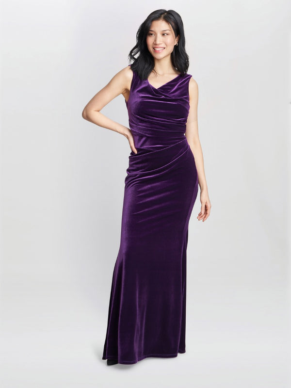 Selena Velvet Maxi Dress